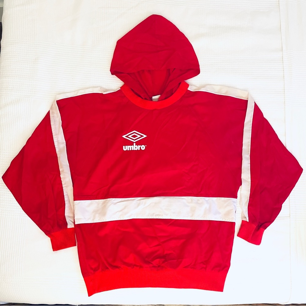 Red Umbro Windbreaker in Red Sz M